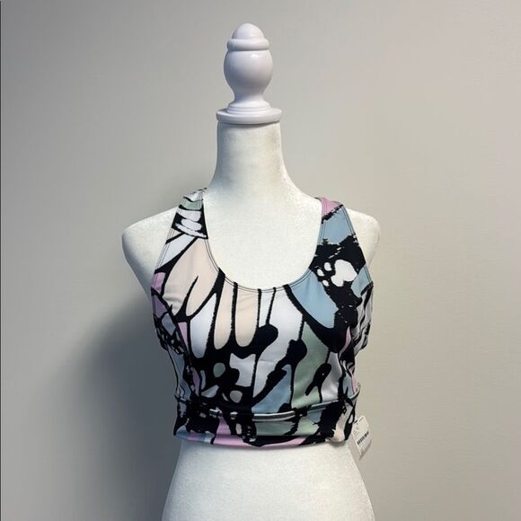 Abstract Patterned Crop Top - Picture 2 of 6